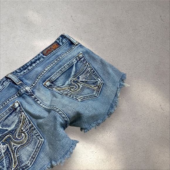 Adriano Goldschmied Low Rise Micro Denim Shorts - Picture 3 of 6